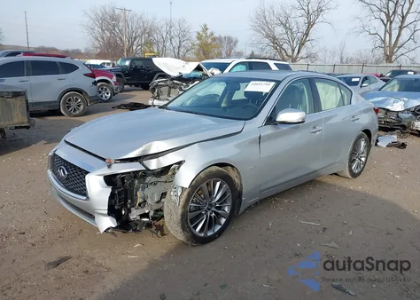 2018 Infiniti Q50 3.0T Luxe from USA, damaged, VIN JN1EV7AR1JM437337